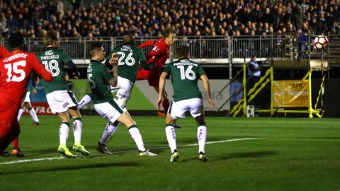 Lucas Leiva's goal against Plymouth Argyle