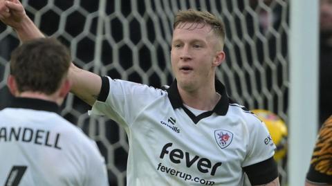 Ross McCrorie celebrates scoring against Hull City