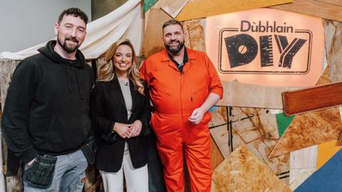 Iain 'Spanish' MacAoidh, Iona Ballantyne agus Derek 'Pluto' Moireach