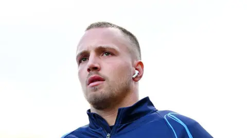 Fitz Harding of Bristol Bears arrives