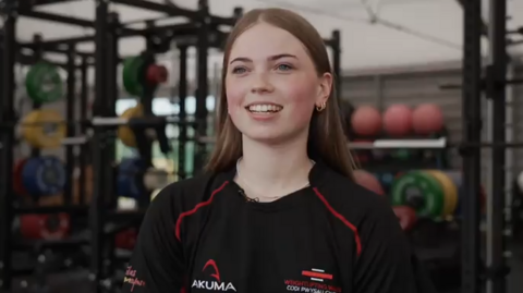 Team Wales weightlifter Maddy Connelly