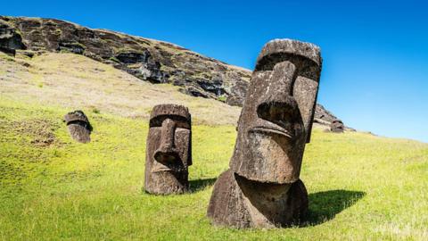 Easter Island Moai Statues.
© Getty Images