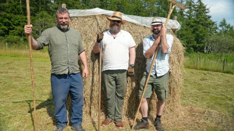 Pàdruig MacCuidhein, Derek Thomson agus Teàrlach Quinnell