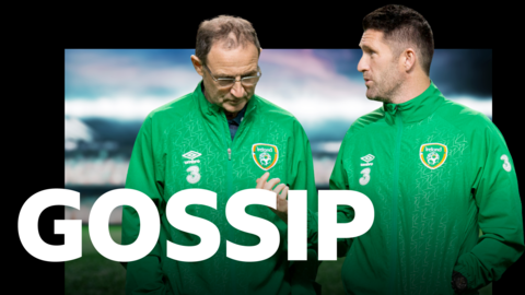 Martin O'Neill and Robbie Keane