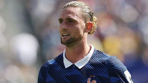 Adrien Rabiot in action at the World Cup
