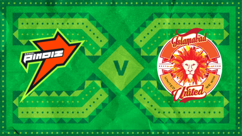 Rawalpindiz v Islamabad United badge graphic 