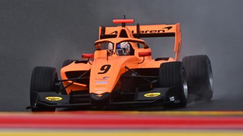 Alex Dunne in action at the Belgian Grand Prix