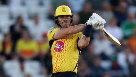 Finn Allen batting for Trent Rockets 