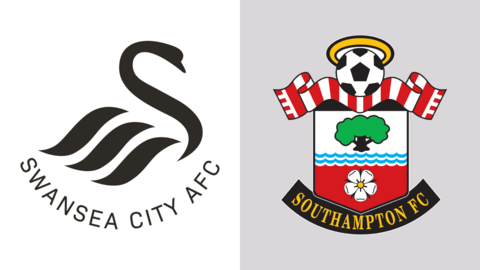 Swansea City and Southampton club badges
