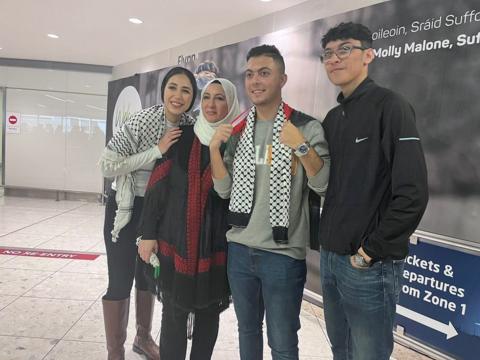 Gaza arrivals in Dublin