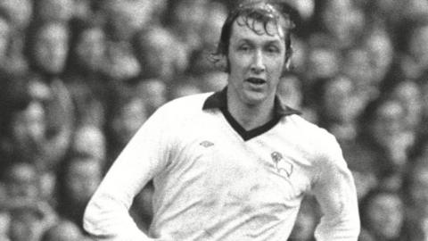 Rod Thomas in action for Derby County