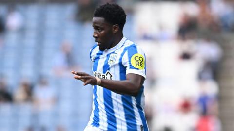 Jaheim Headley in action for Huddersfield Town