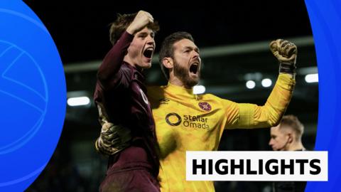 Highlights: St Mirren 1-1 Hearts (2-4 pens)