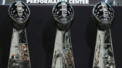 Three Super Bowl trophies the big prize in the NFL