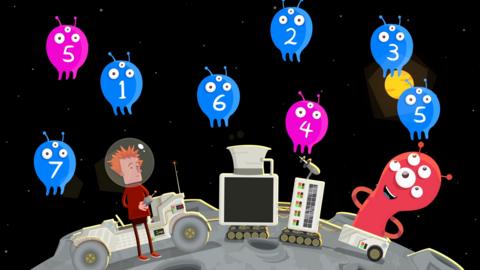 Jerry and Albert are hunting down number bonds in space.