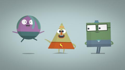 Circle, Square and Triangle character