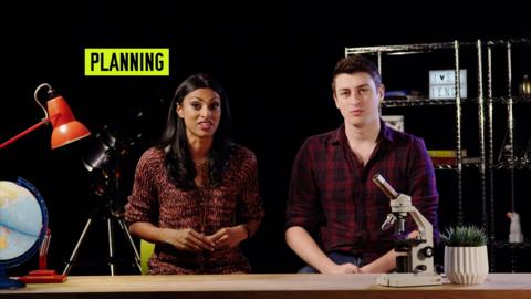 Shini & Simon present the steps that should be taken in planning a science investigation.
