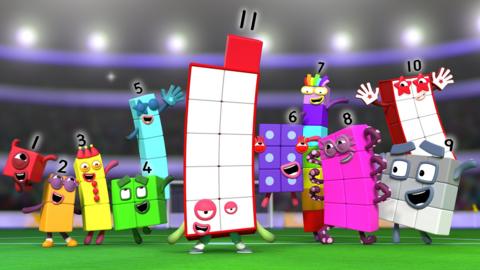BBC Bitesize – KS1 Maths – Numberblocks – Eleven