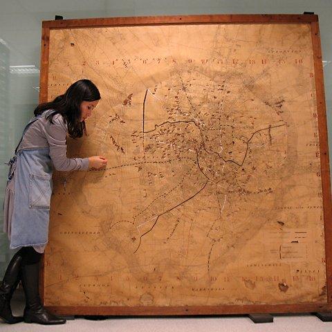 Yuki Uchida conserves the 74-year-old "delicate" map