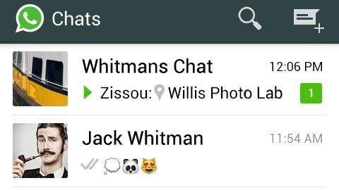 Screengrab of WhatsApp