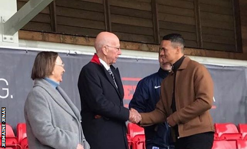 1966 World Cup winner Sir Bobby Charlton was at St George's Park to mark his 80th birthday