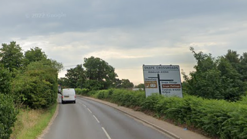 Part of the A1094 at Farnham Road