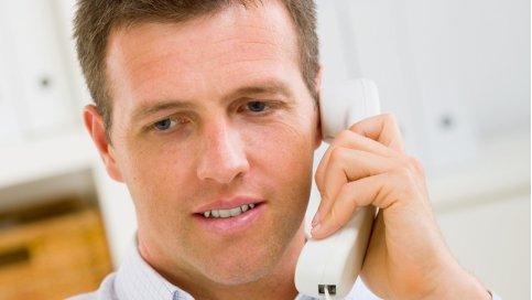 Man on telephone (file photo)