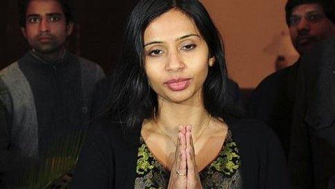 Devyani Khobragade on arrival back in Delhi, 10 Jan