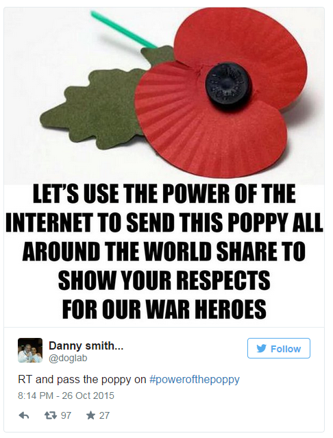 poppy tweet