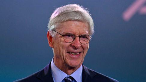 Arsene Wenger smiling