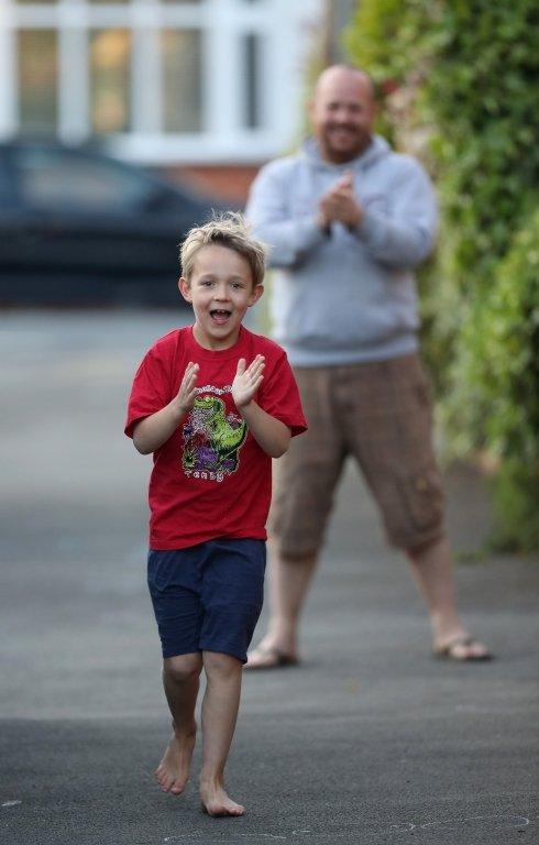 boy running