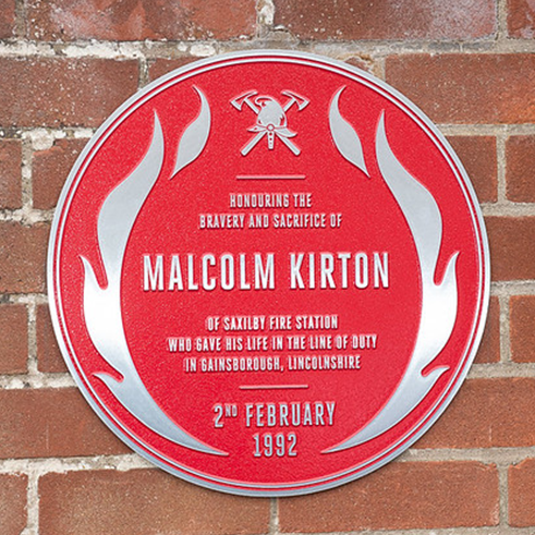 Plaque to Malcolm Kirton