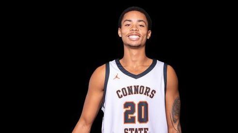Connors State College basketball player Ethan Dietz