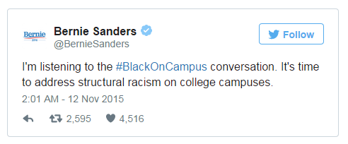 Bernie Sanders tweet