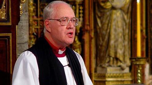 Dr George Carey at the funeral of the late Queen Elizabeth the Queen Mother