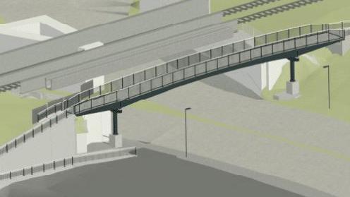 New Wellington Road footbridge