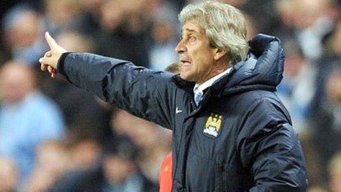 Manchester City manager Manuel Pellegrini