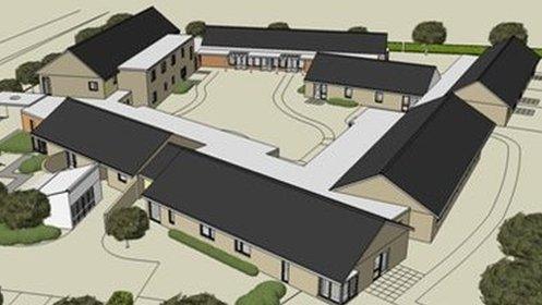 An artist's impression of the Brain Injury Rehabilitation Trust centre of excellence in Llanelli