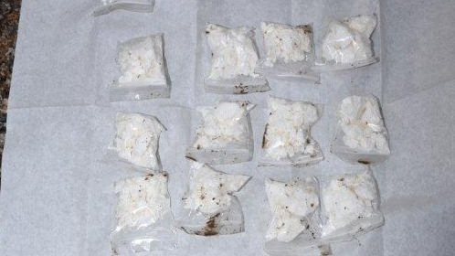 A photo of the cocaine