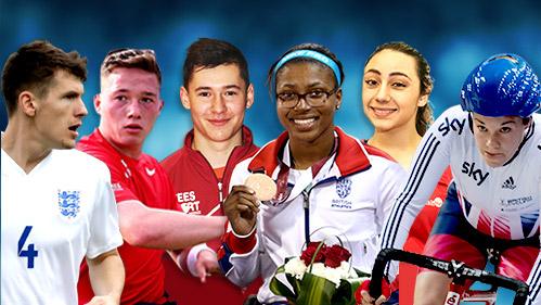 Matt Crossen, Alfie Hewett, Ross Wilson, Kare Adenagen, Charlotte Moore and Megan Giglia