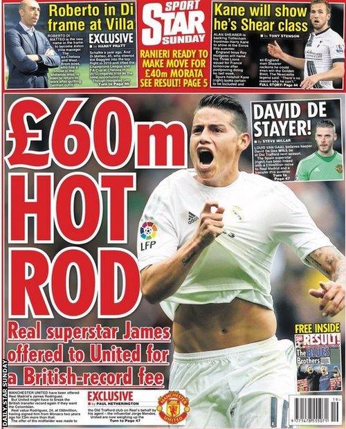 back page of Daily Star Sunday