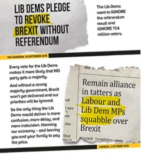 'Lib Dems pledge to revote Brexit without referendum'