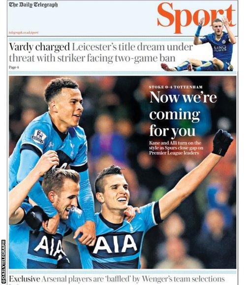 Daily Telegraph sports section