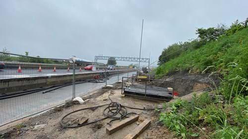 Engineering work taking place on the A1