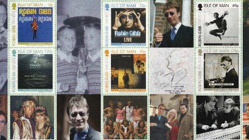 Robin Gibb stamps