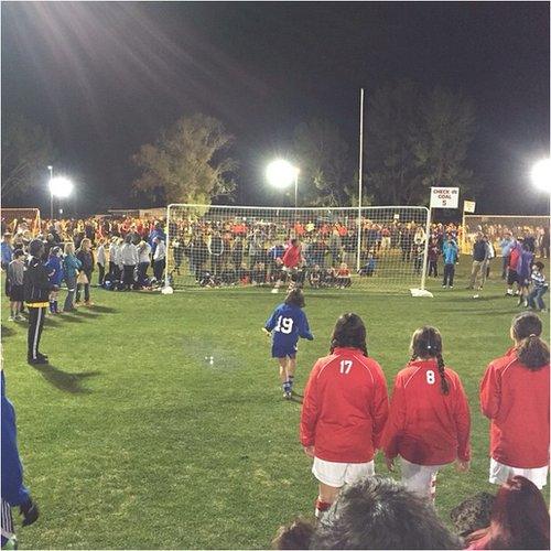 Soccer game in Tucson