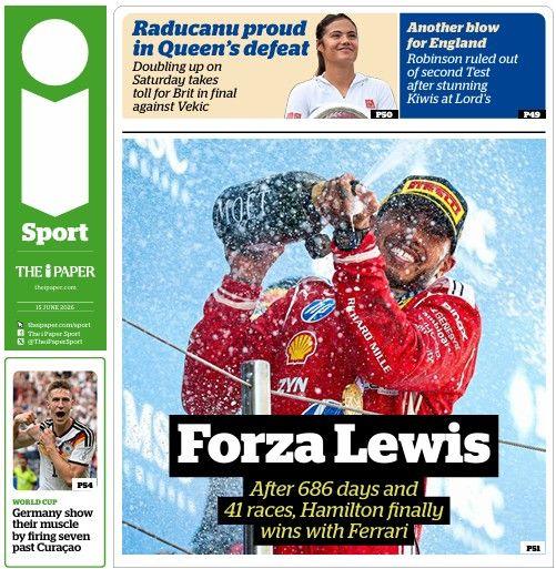 The i Paper back page