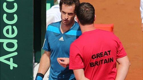 Andy Murray and Leon Smith