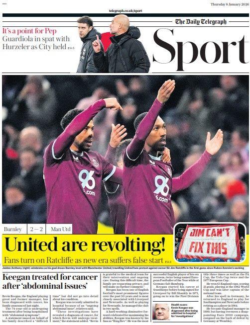 The Daily Telegraph sports section