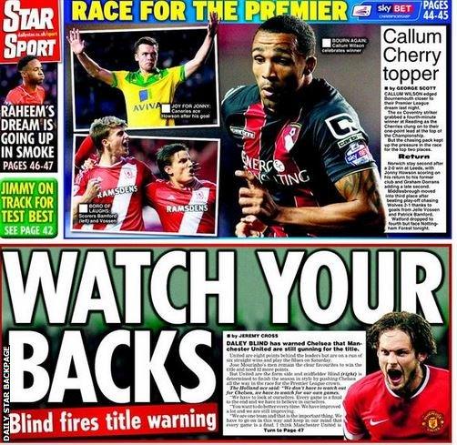 Daily Star backpage